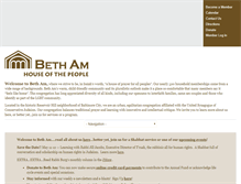 Tablet Screenshot of bethambaltimore.org